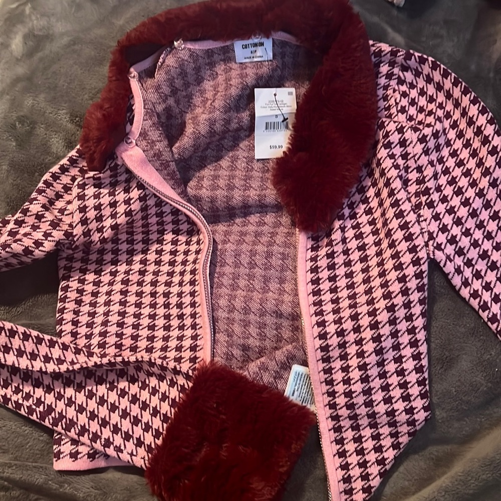 Cotton on pink jacket